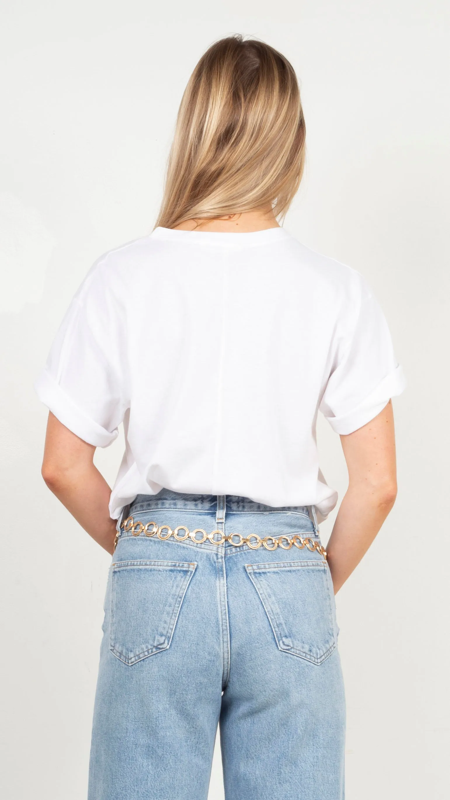 Oversized Basic Tee - White