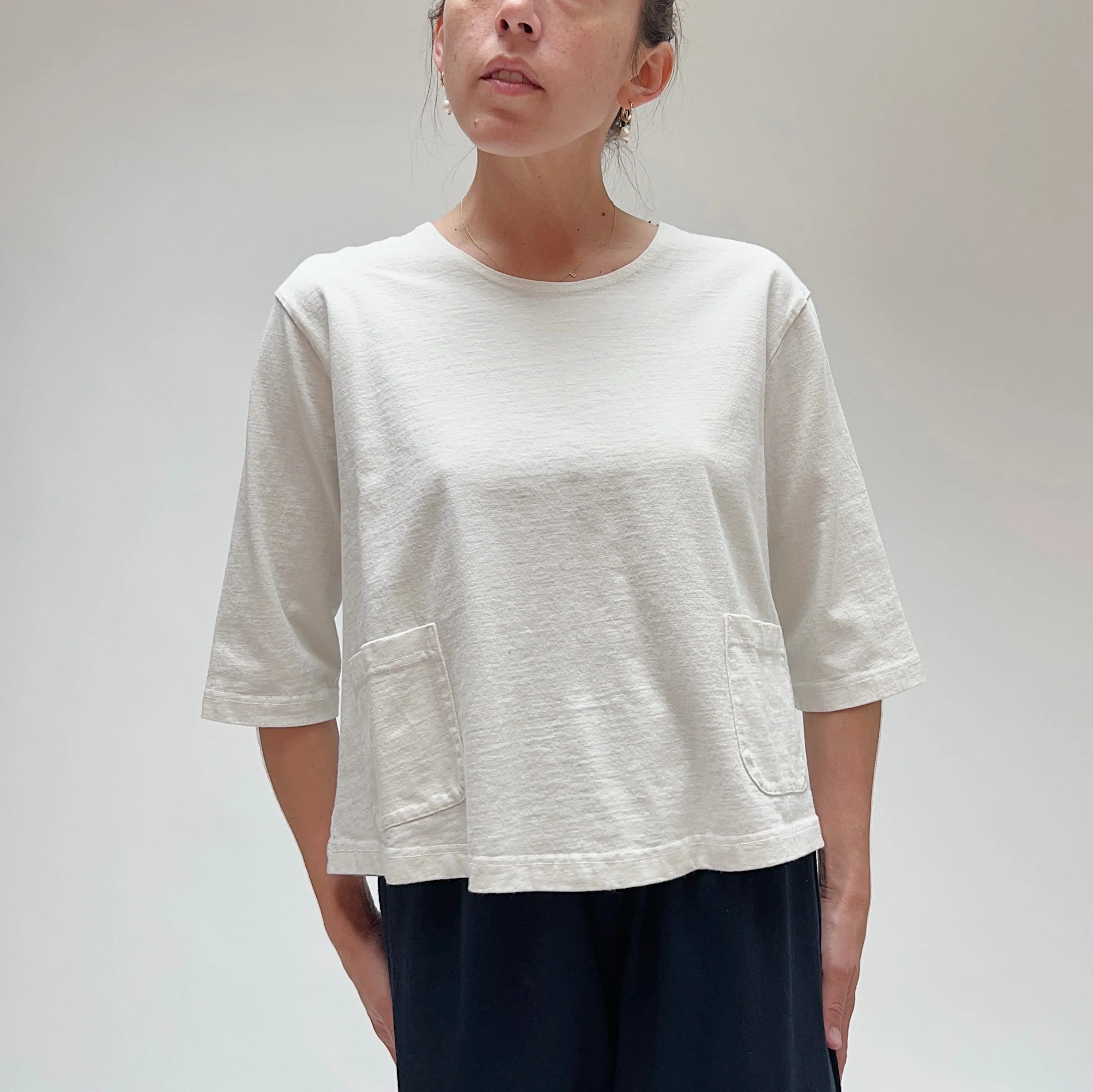 Pacific Cotton | Boxy Shirt in Milk