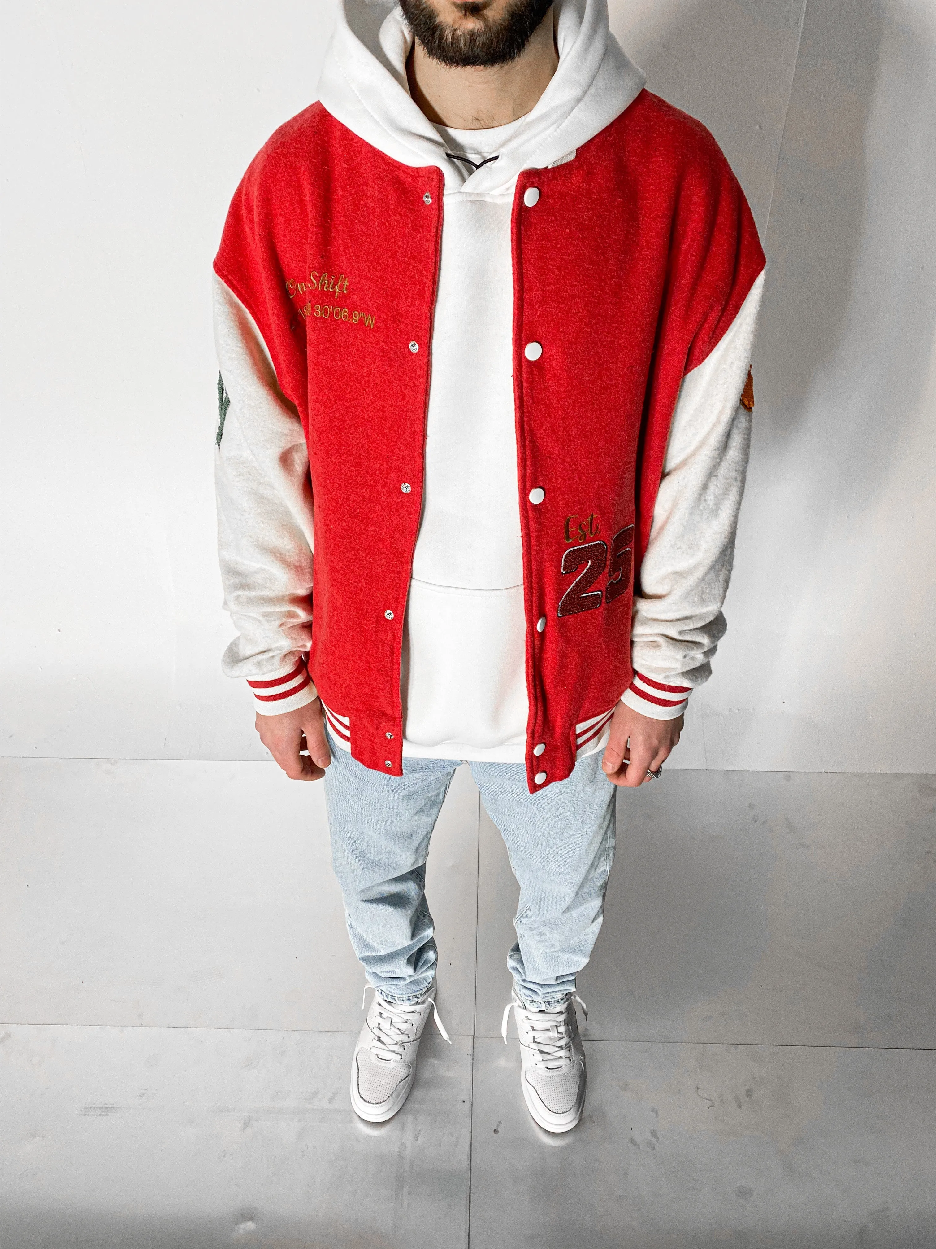 Premium Red College Jacket