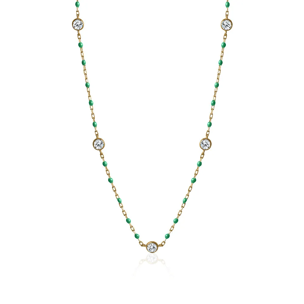 ROSARY CRYSTAL NECKLACE