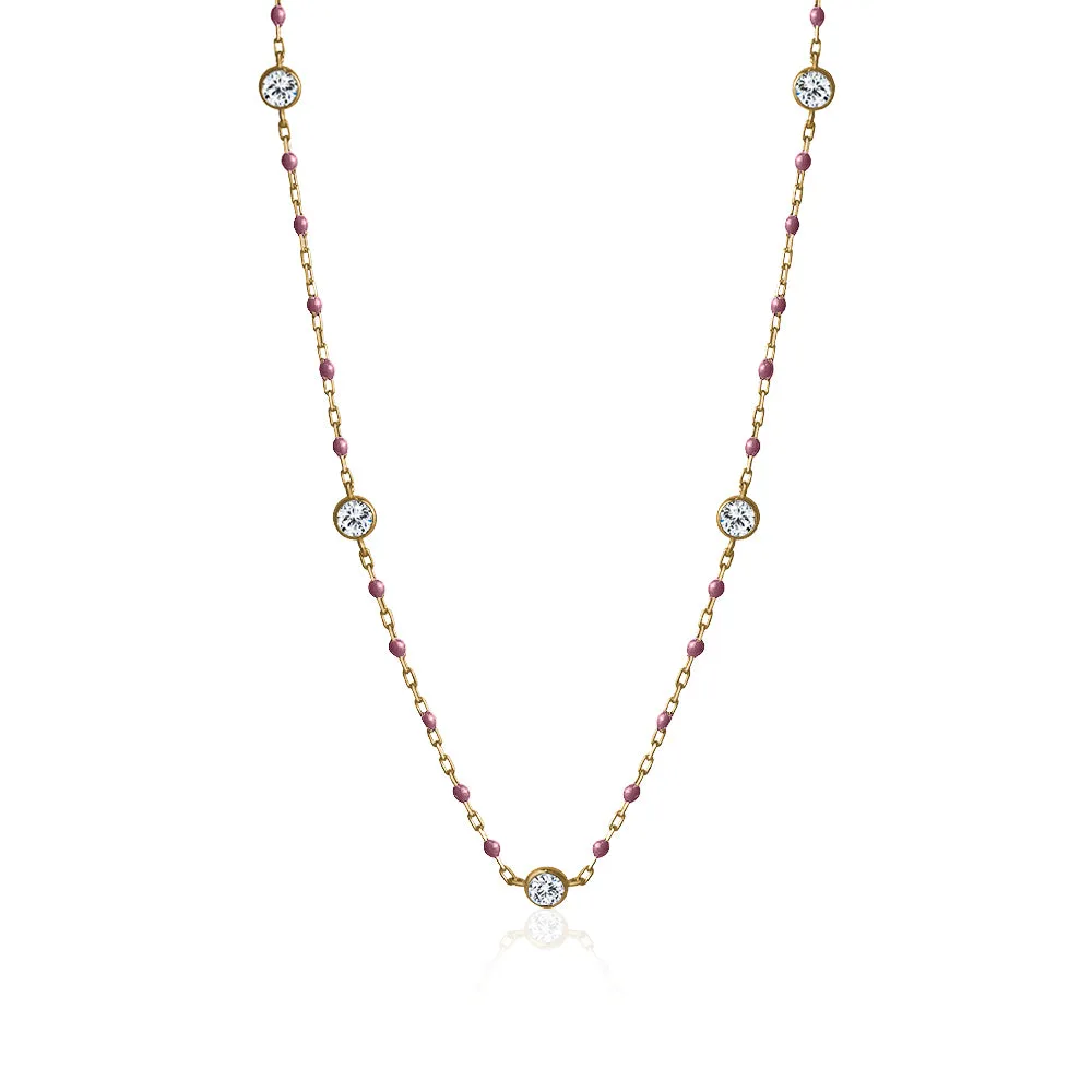 ROSARY CRYSTAL NECKLACE