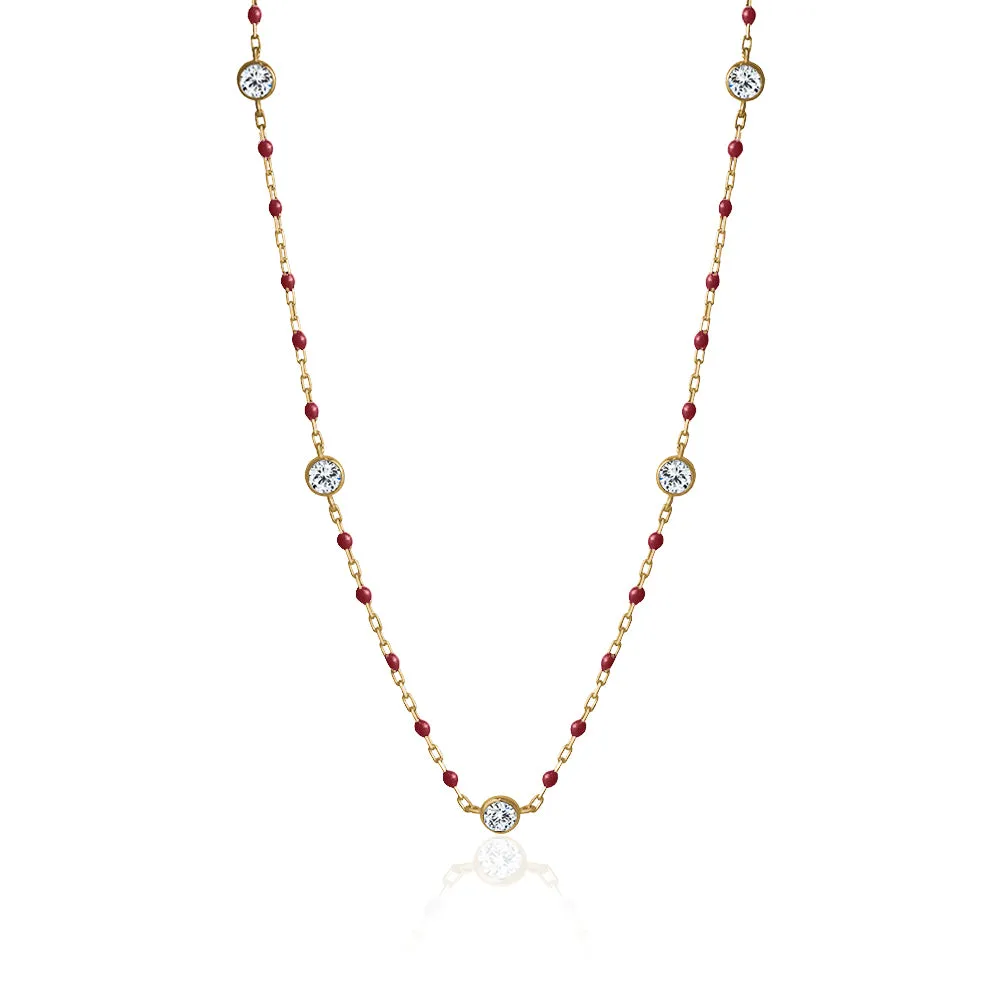 ROSARY CRYSTAL NECKLACE