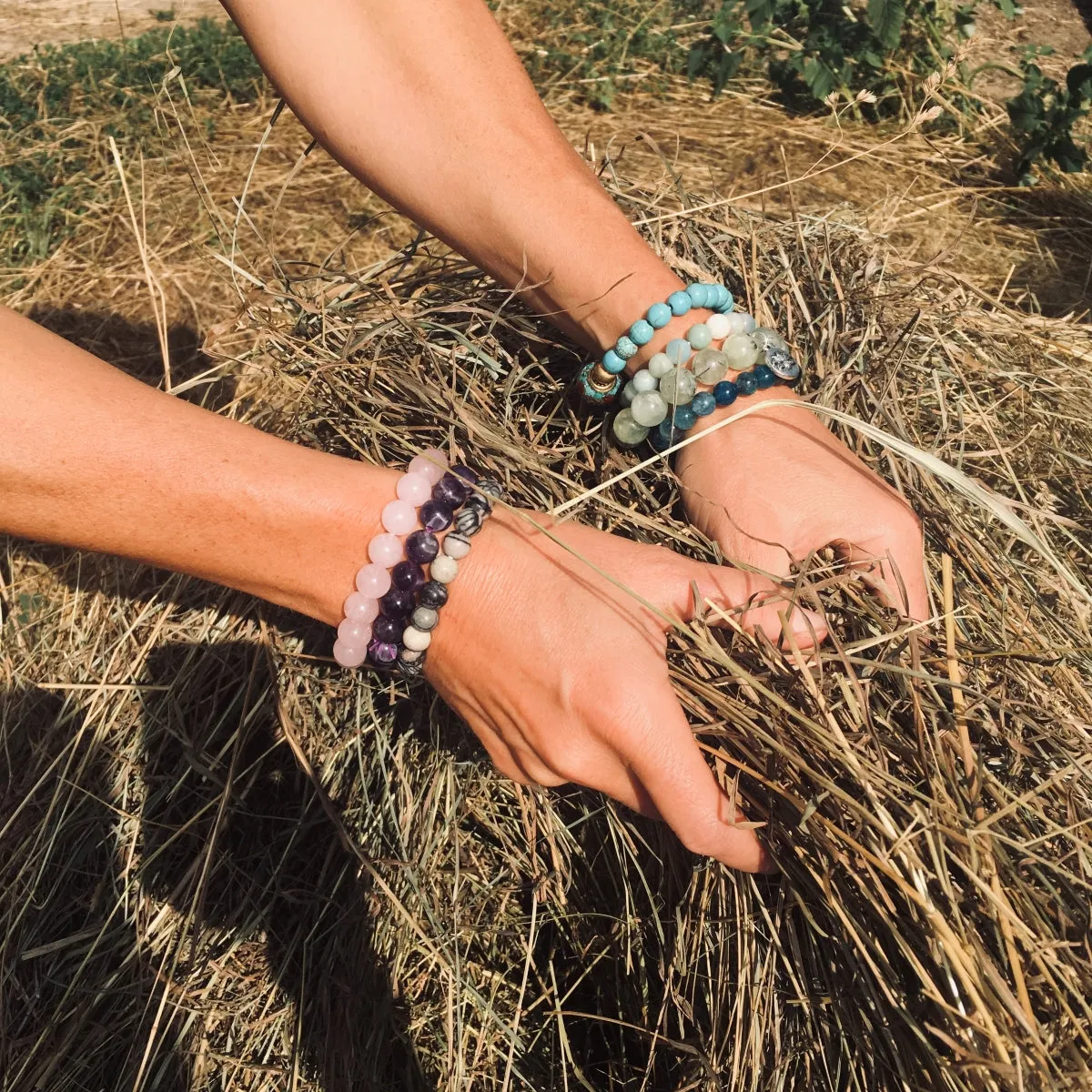 Rose Quartz Bracelet for Compassion, Gratitude and Healing Your Heart