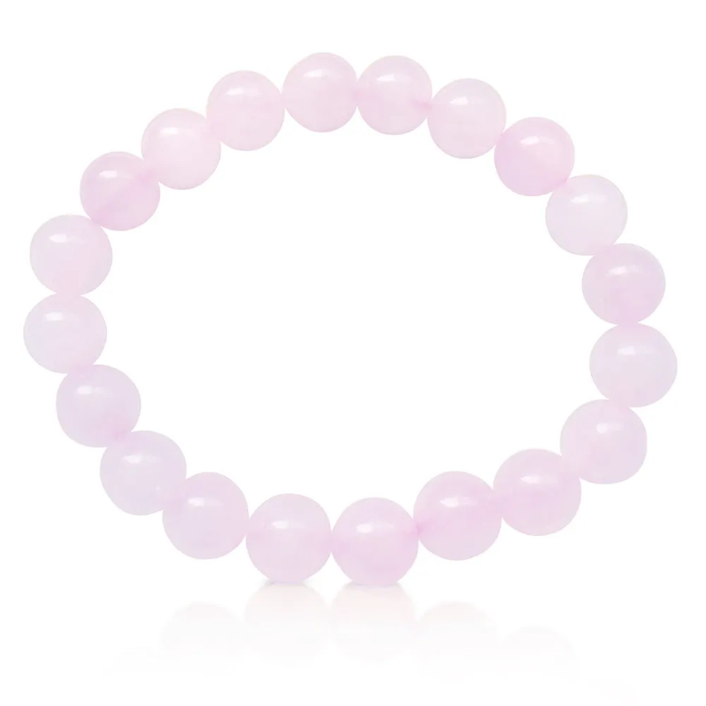 Rose Quartz Bracelet for Compassion, Gratitude and Healing Your Heart