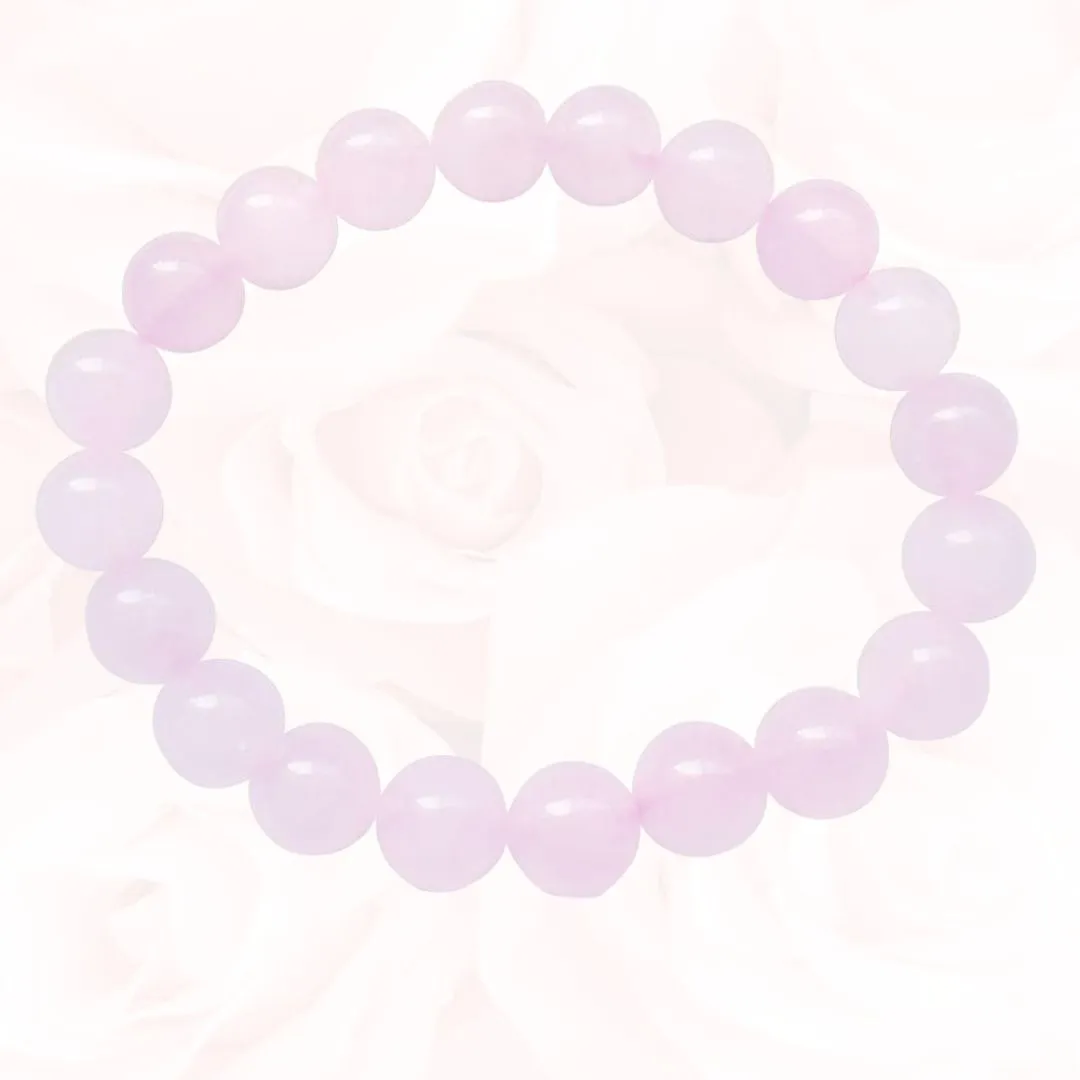 Rose Quartz Bracelet for Compassion, Gratitude and Healing Your Heart