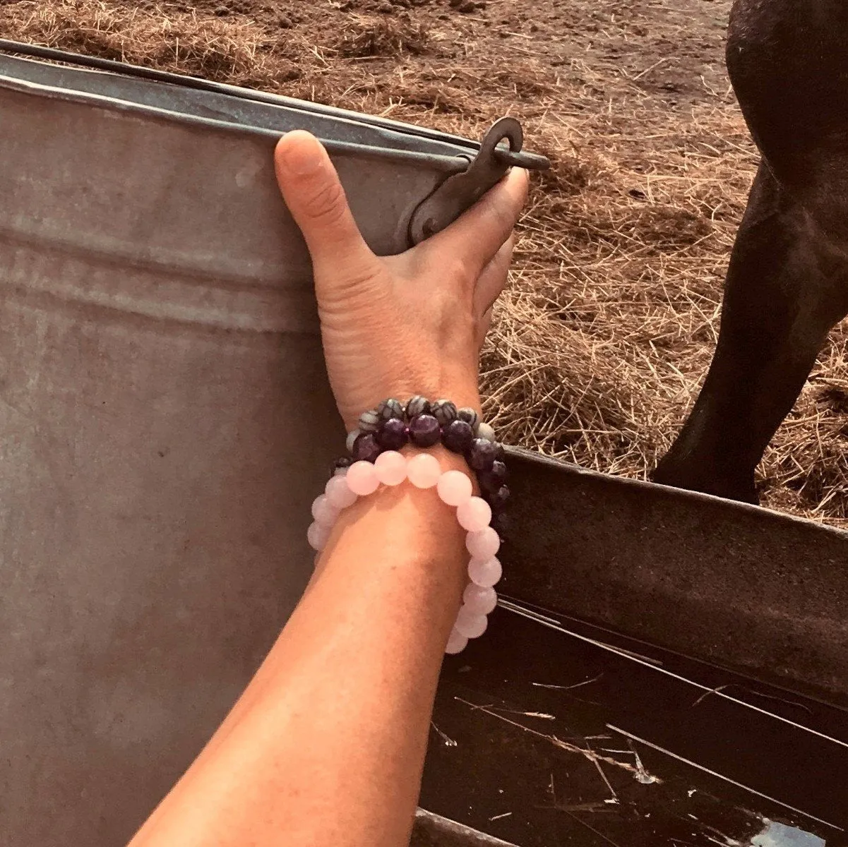 Rose Quartz Bracelet for Compassion, Gratitude and Healing Your Heart