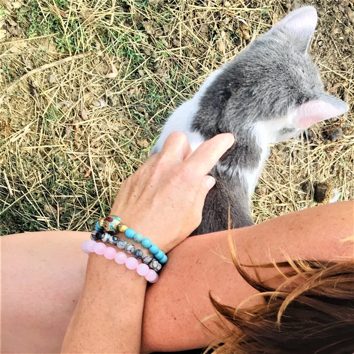 Rose Quartz Bracelet for Compassion, Gratitude and Healing Your Heart