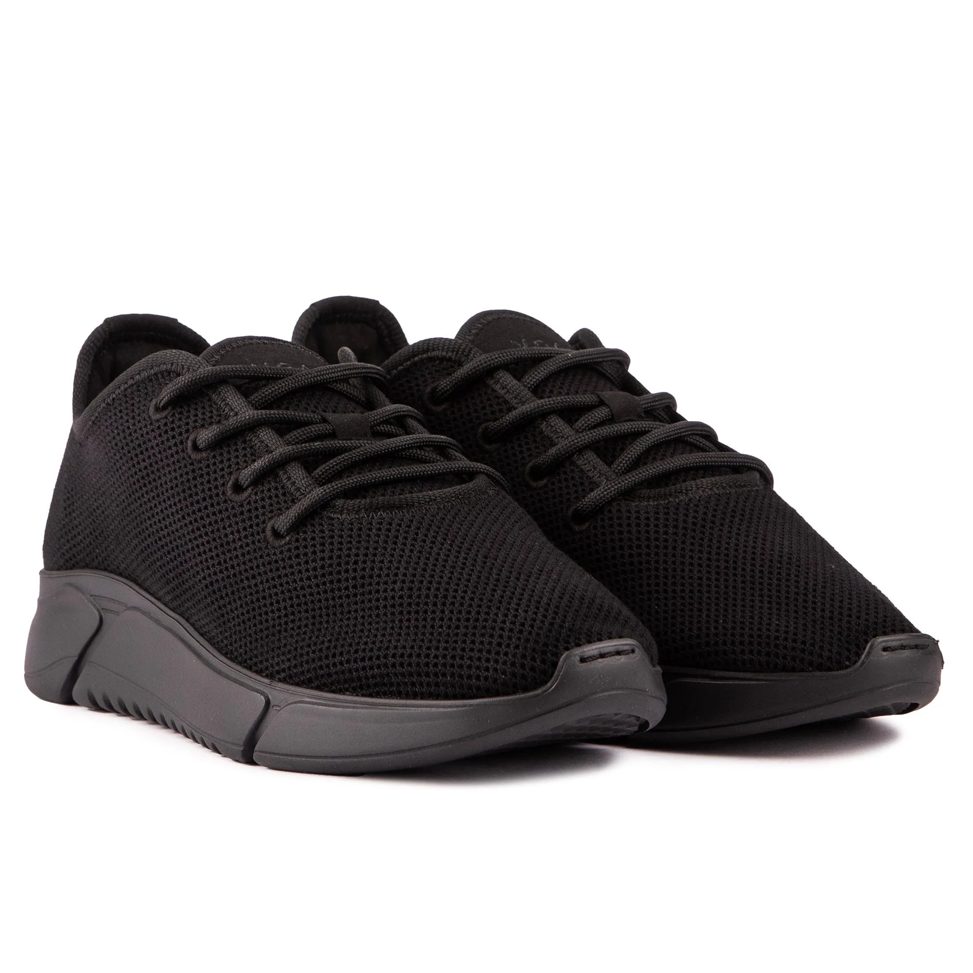 Rumex Men's Vegan Runner Trainers | All Black