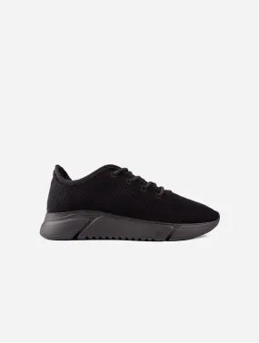 Rumex Men's Vegan Runner Trainers | All Black