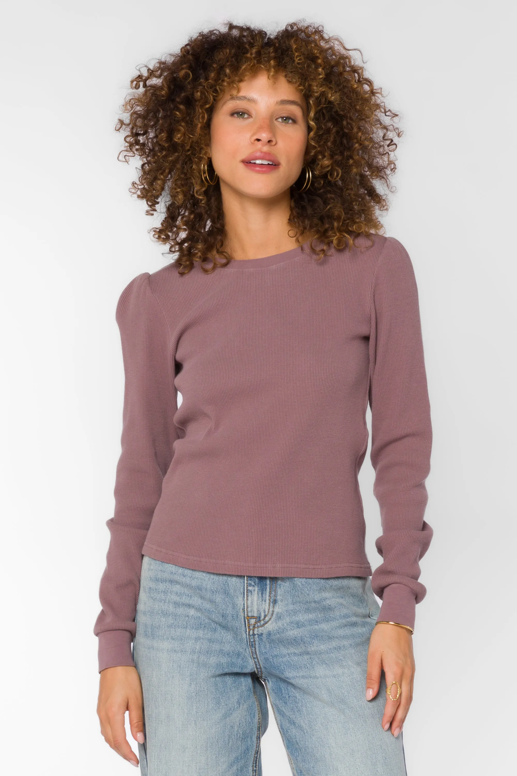 Russel Mauve Top