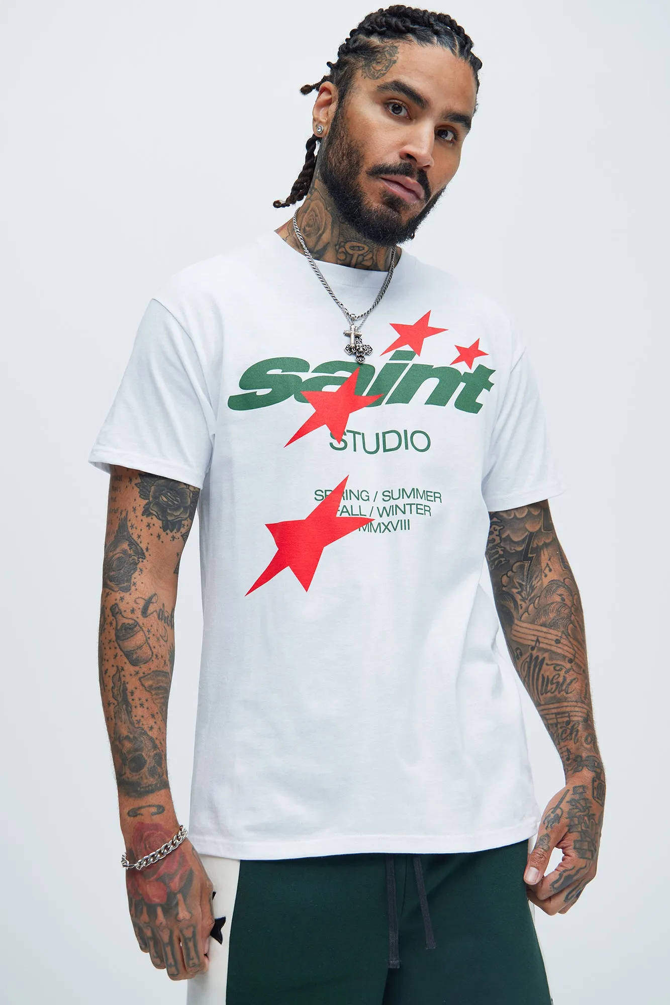 Saint Star Studio Short Sleeve Tee - White