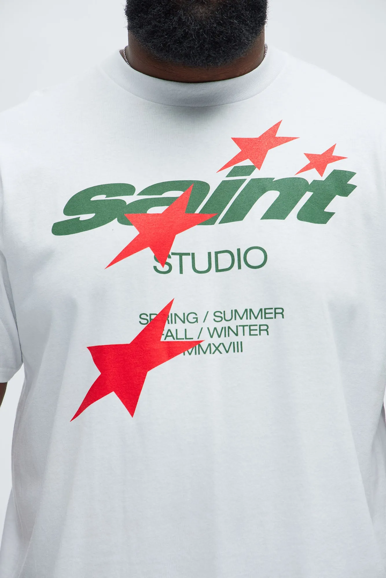 Saint Star Studio Short Sleeve Tee - White