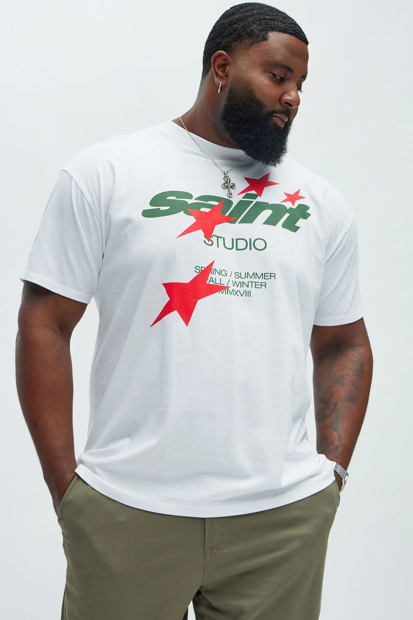 Saint Star Studio Short Sleeve Tee - White