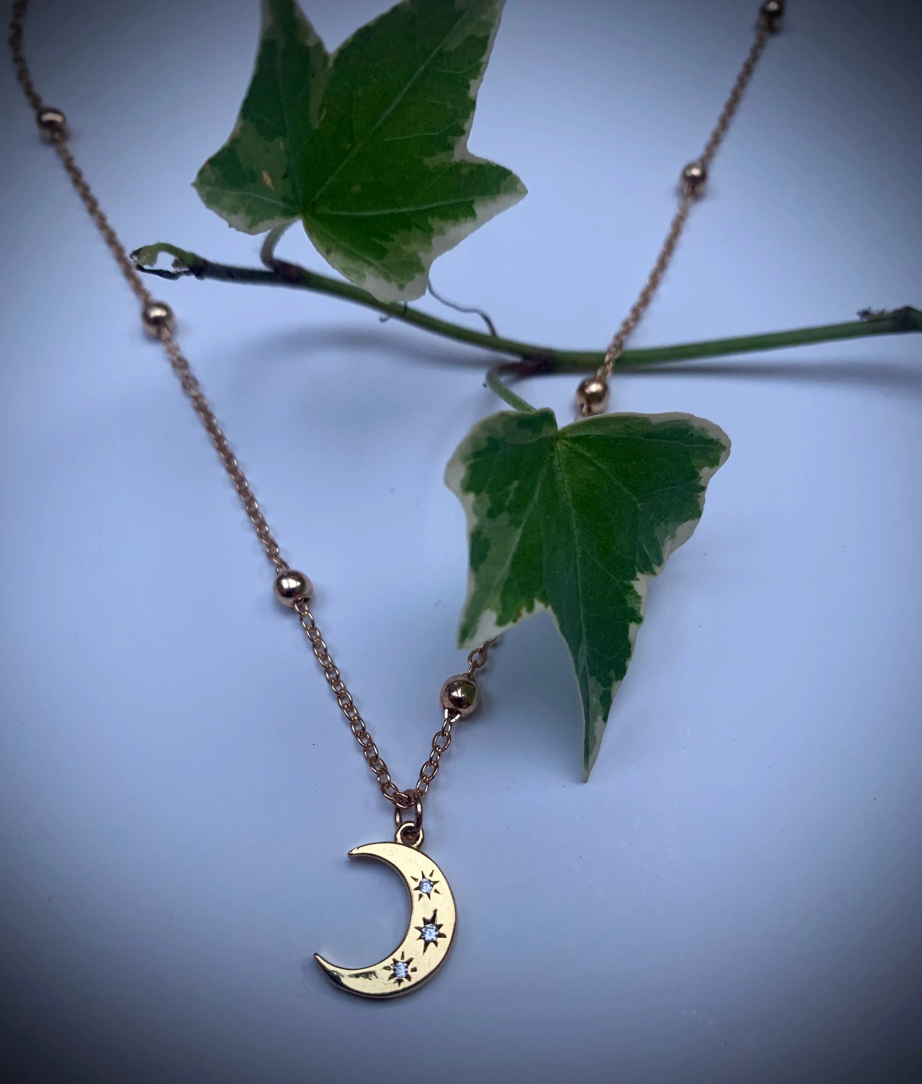 Sister of the Moon Gold Necklace