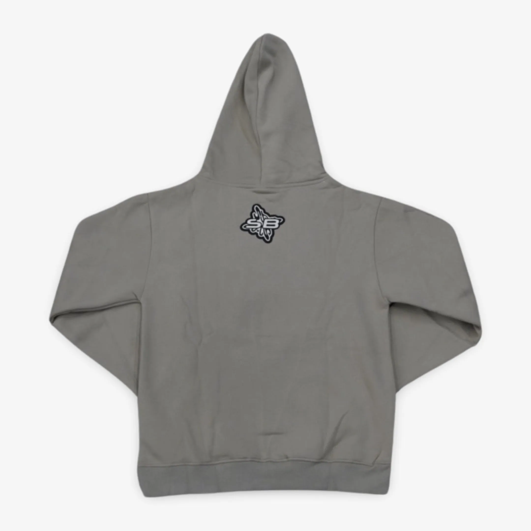 Stainbandz Puff Print Pullover Hoodie 'SB Studios' Grey / Black