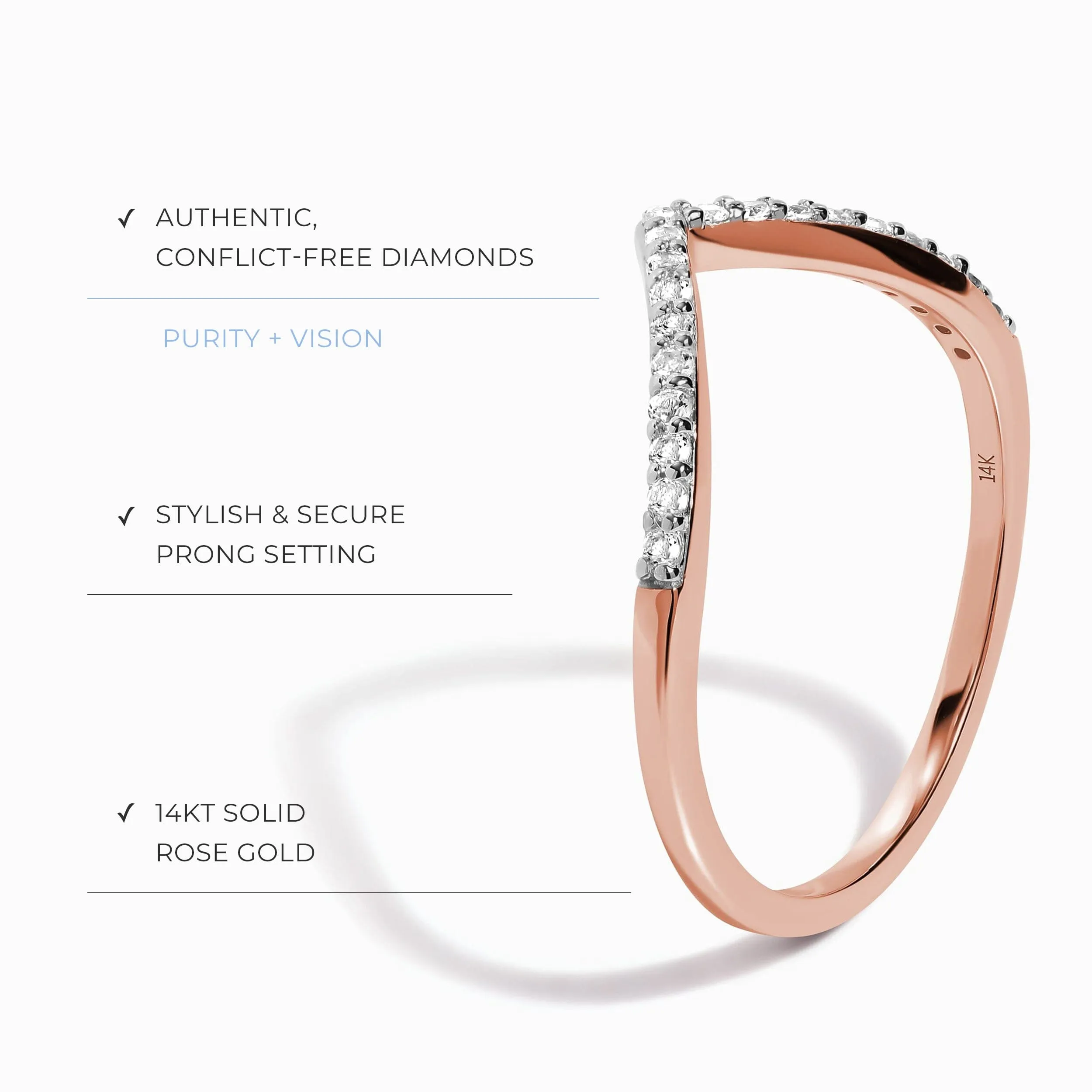 Tear of Joy Ring & Bonding Arc Band