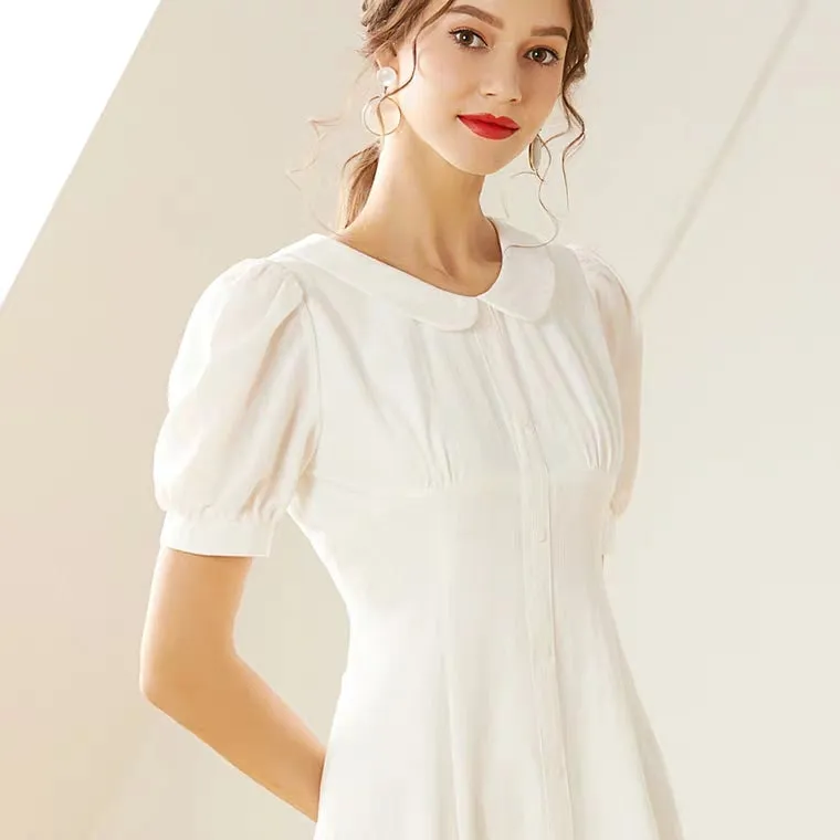 The Bertilly Short Puffed Sleeves Dress