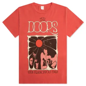 The Doors Break on Through Tee - Cherry