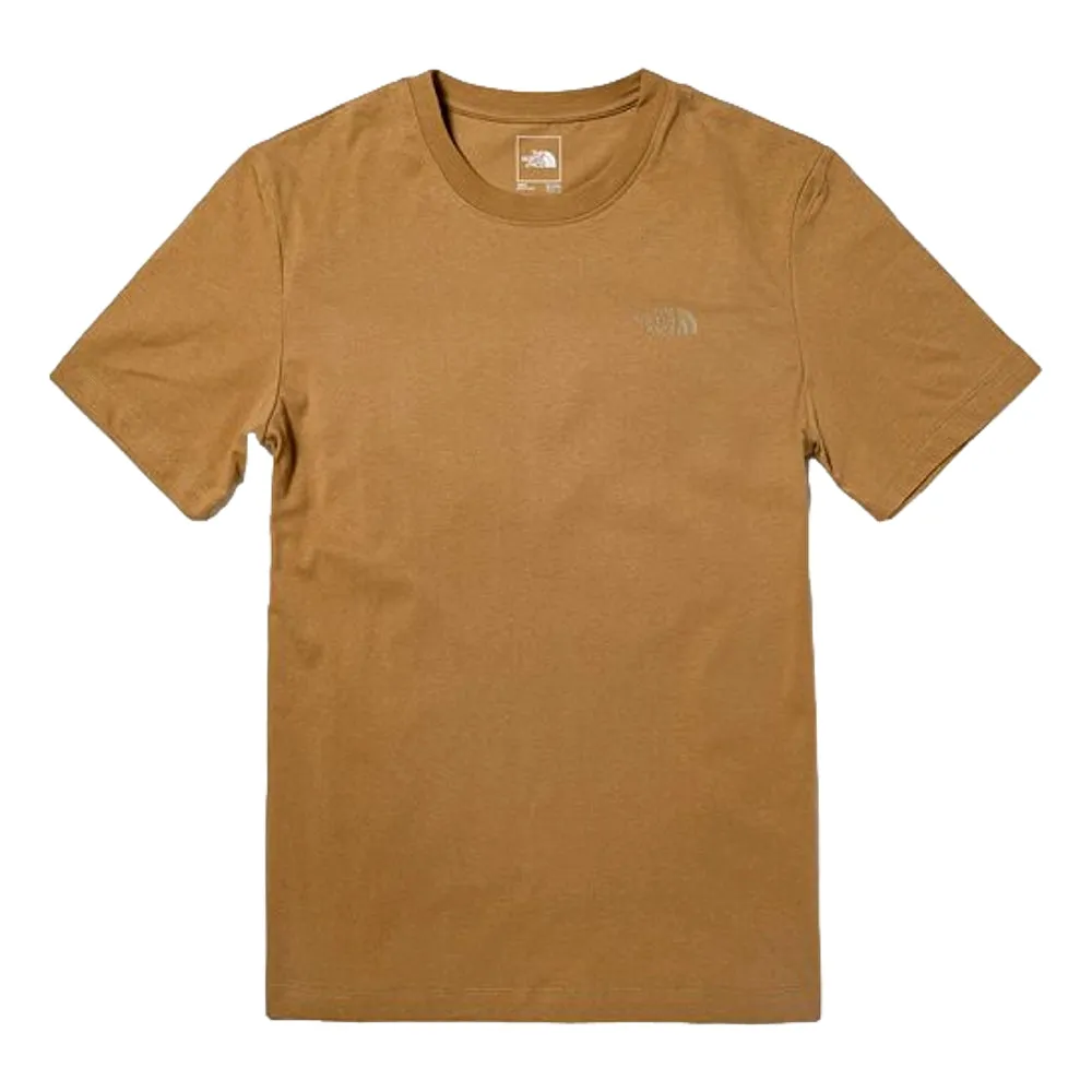 THE NORTH FACE M FOUNDATION SS TEE - AP-BROWN