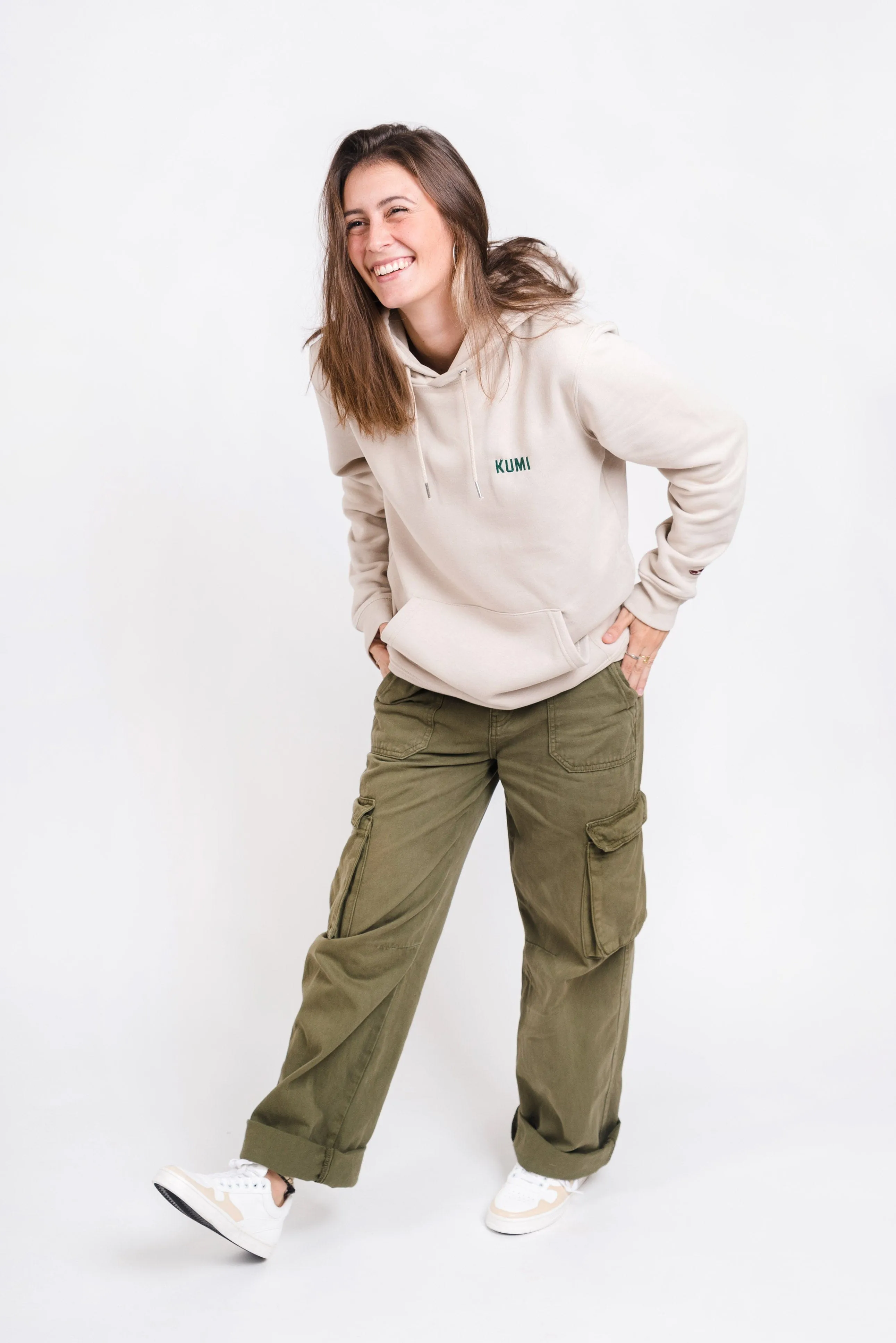 Therapy Unisex Organic Cotton Hoodie | Beige