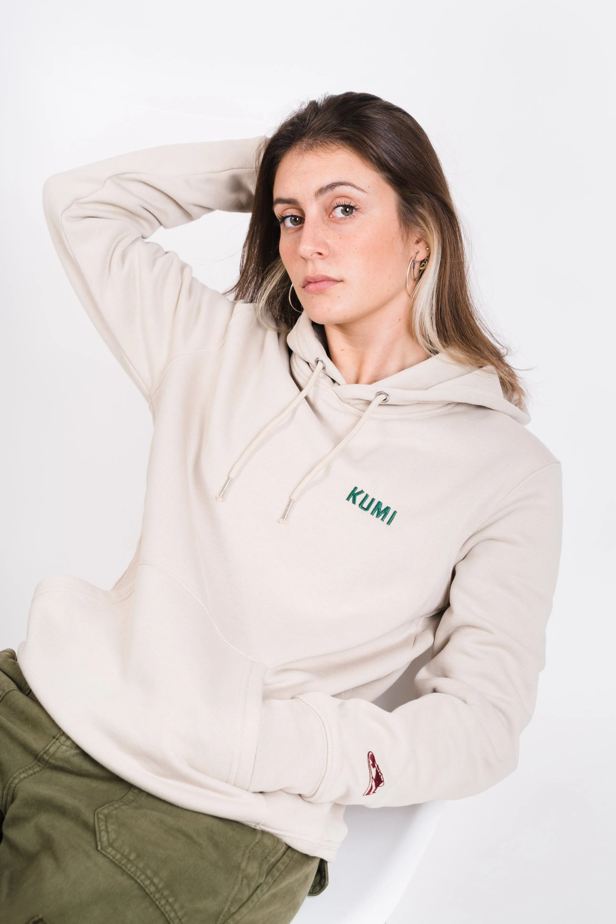 Therapy Unisex Organic Cotton Hoodie | Beige