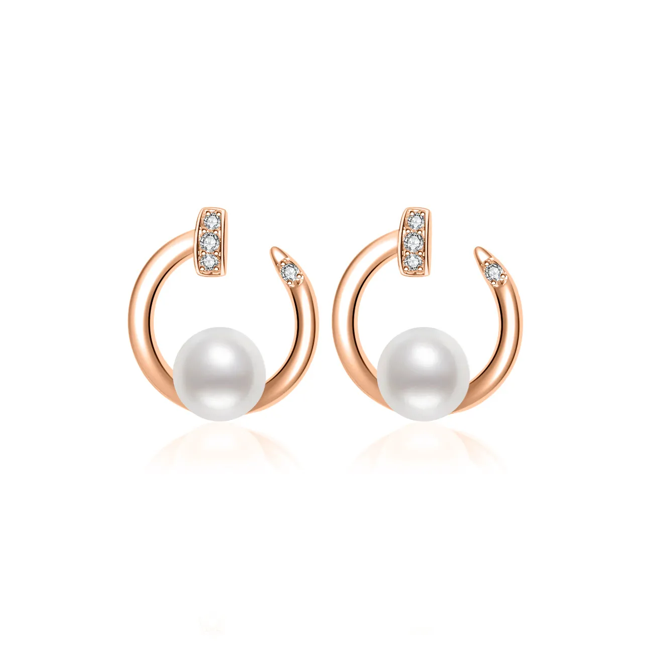 Top Lustre Freshwater Pearl Earrings WE00540