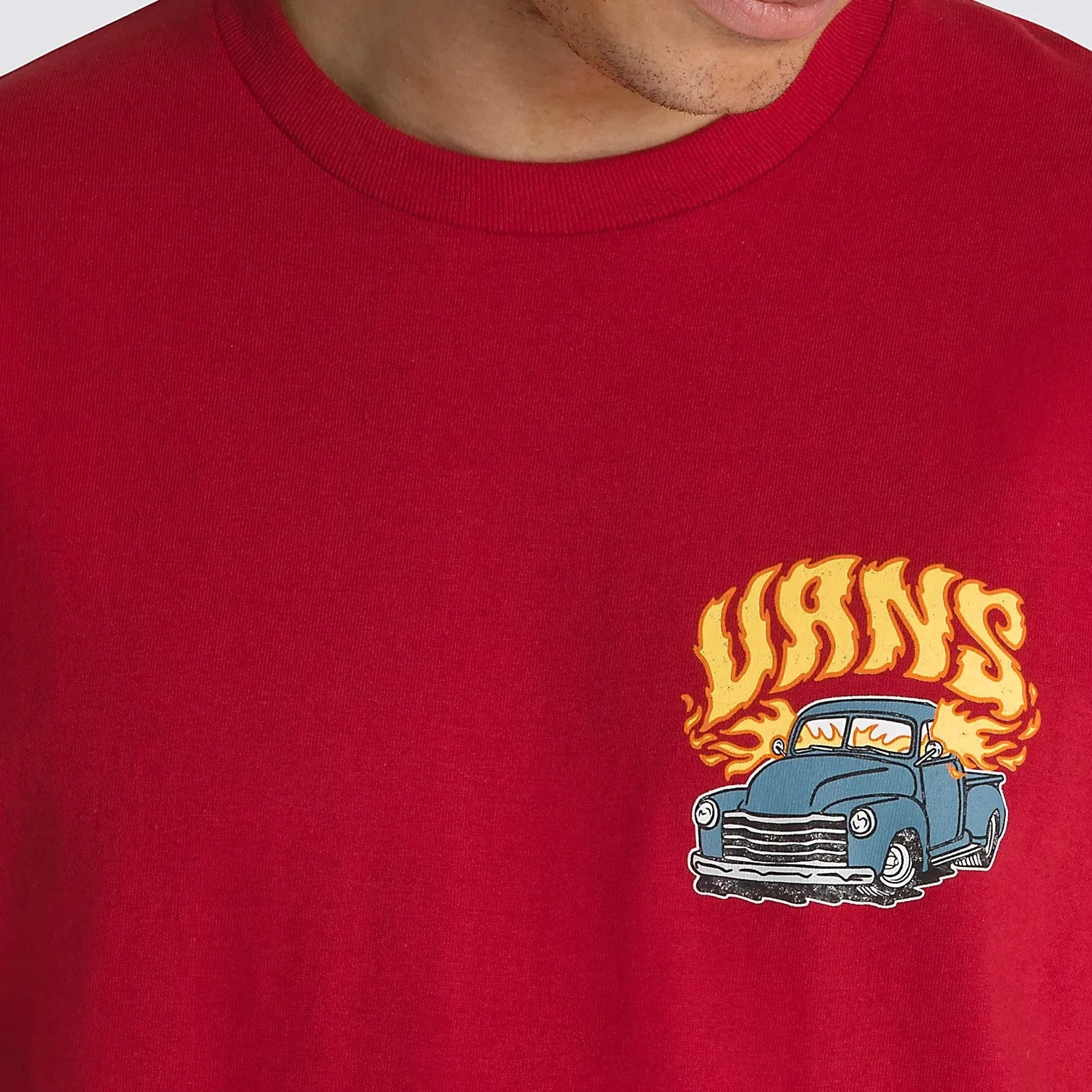 VANS Running On Empty T-Shirt - Red