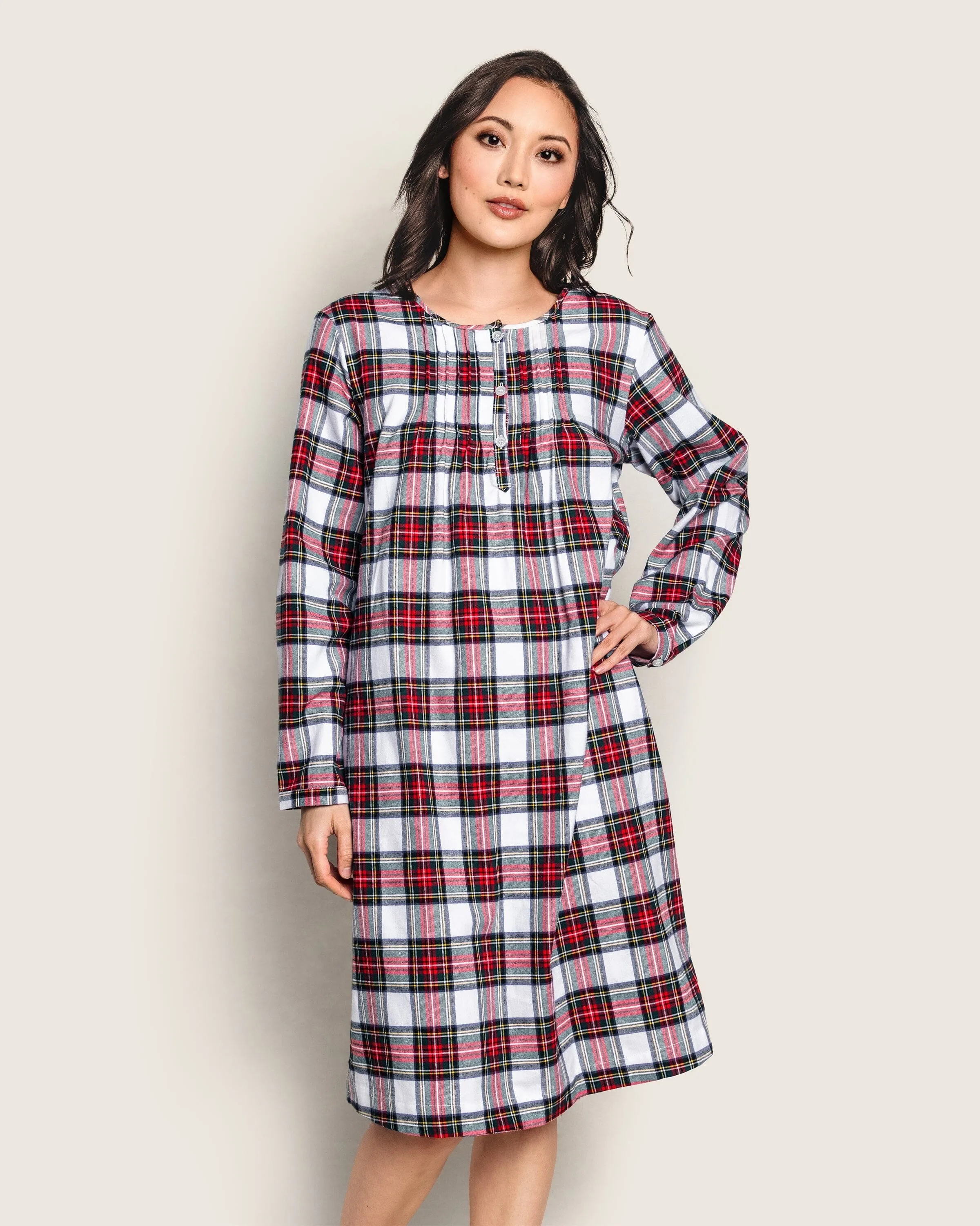 Women's Brushed Cotton Beatrice Nightgown | Balmoral Tartan