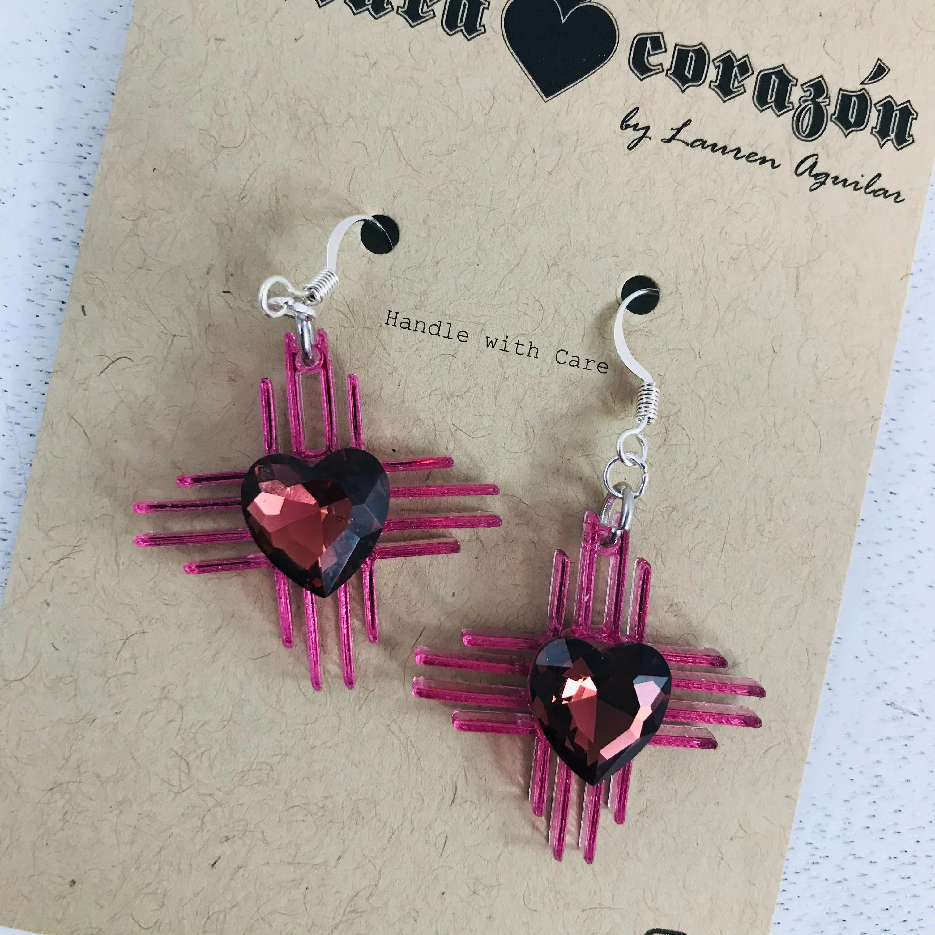 Zia Valentina Heart Earrings