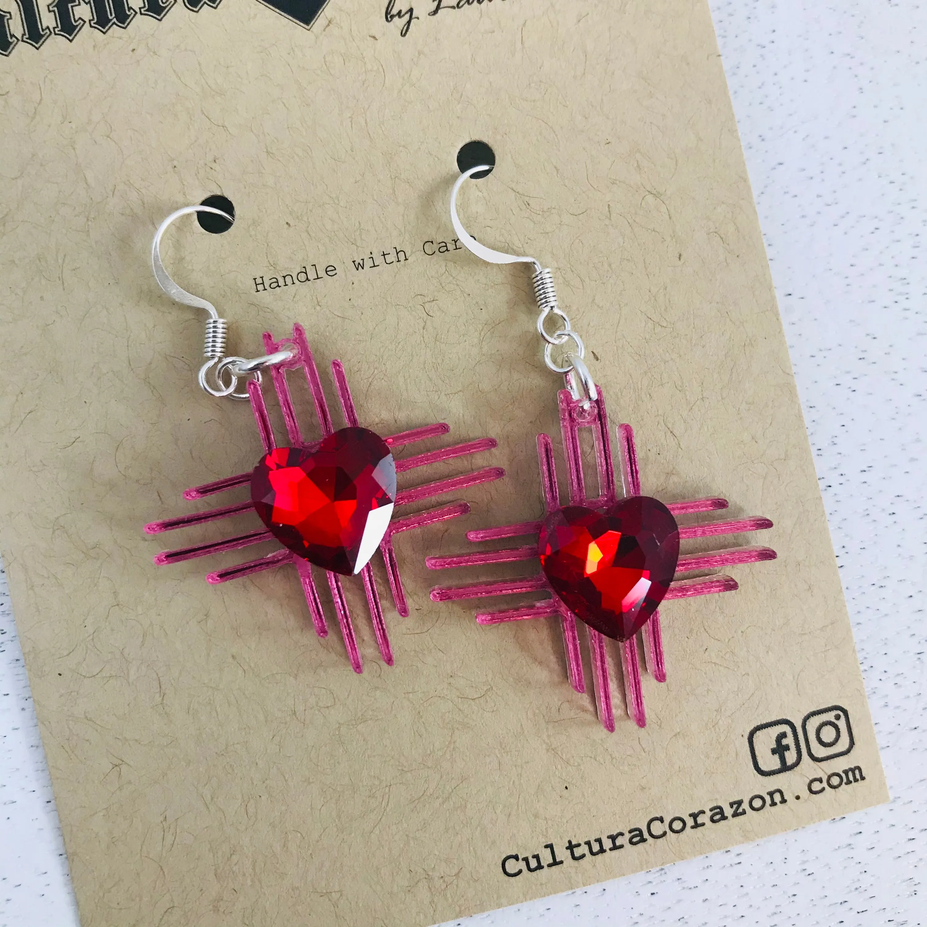 Zia Valentina Heart Earrings