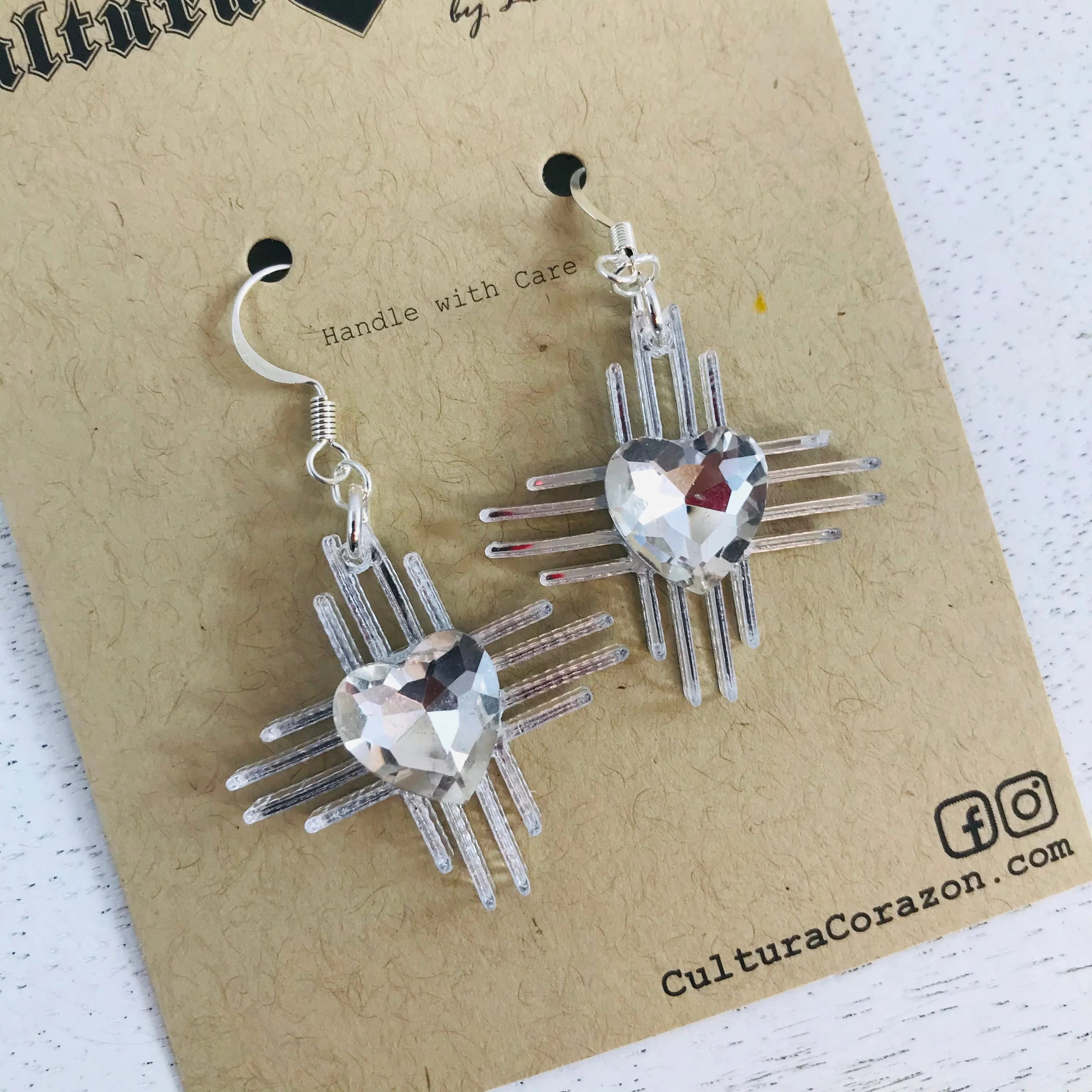 Zia Valentina Heart Earrings