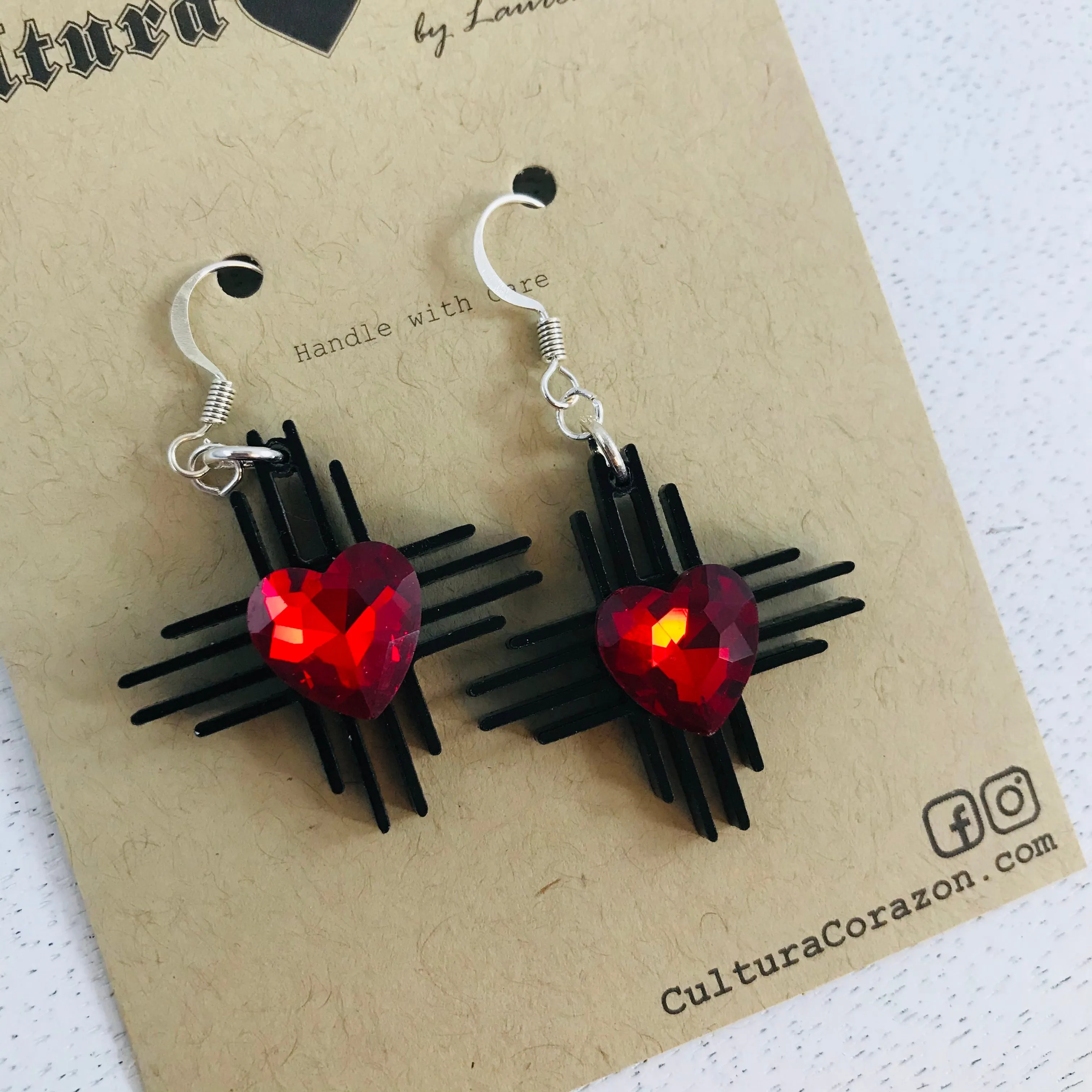 Zia Valentina Heart Earrings